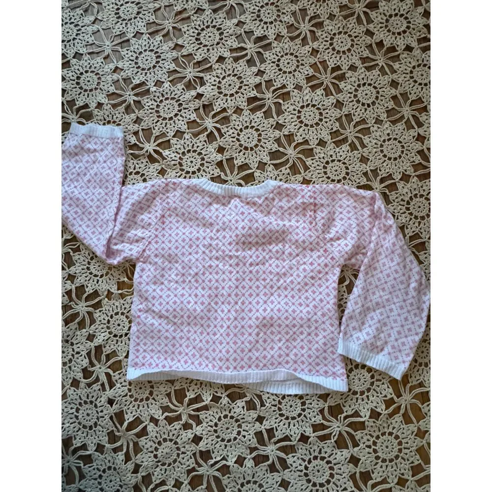 Carter's Pink Floral Pattern Baby Cardigan Sweater Button-Front 24M‎